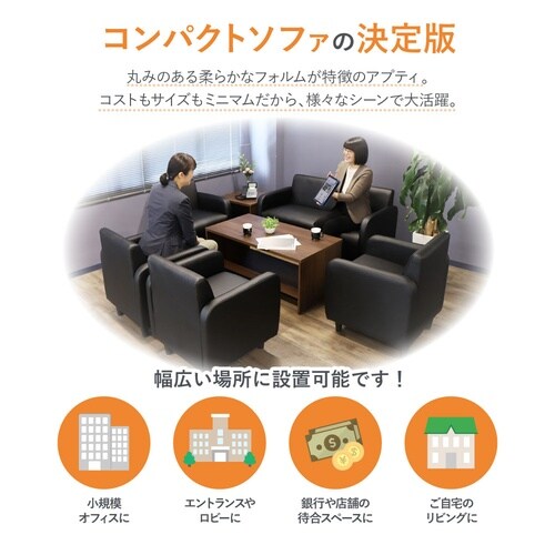 アプティ ソファ 2人掛け