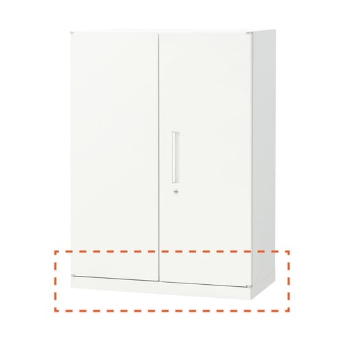 システム収納庫シリーズ専用ベースアジャスター付BK