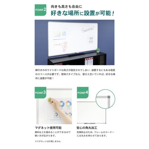 WHボード 壁掛け 縦横両用1800×高さ900