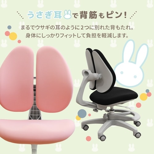 ラビットチェア 肘付 足置付 グレーフレーム GY