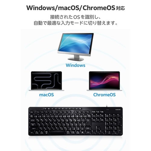 有線静音フルキーボード