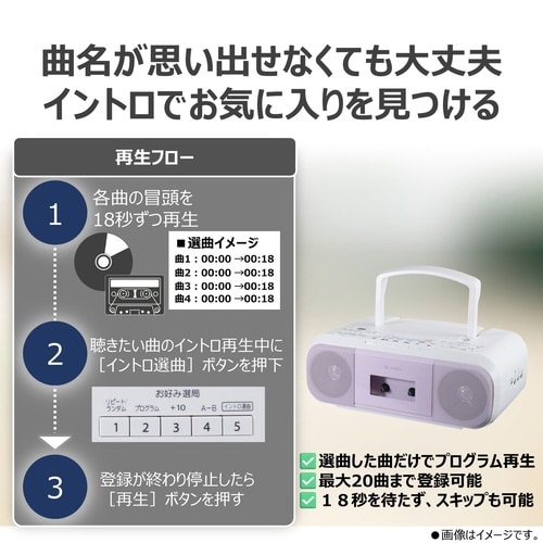 多機能CDラジカセ AX−KCR60(P)