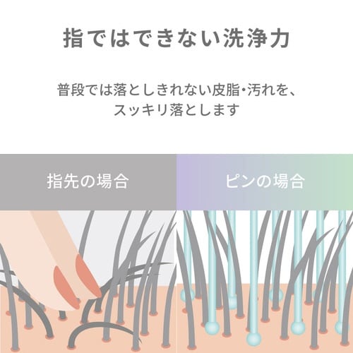 アイビル シャンプーブラシ ペールミルクティー