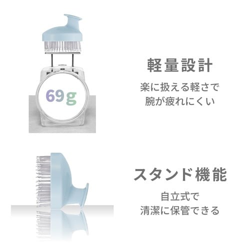 アイビル シャンプーブラシ ペールミルクティー