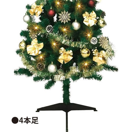 180cmゴールドクリスマスツリーセット