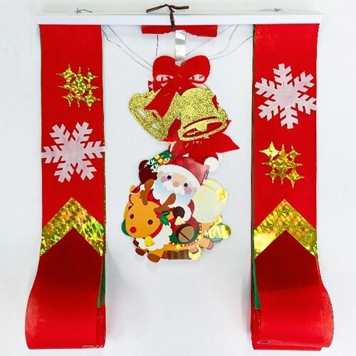 ハッピークリスマスプリーツ2連ペナント