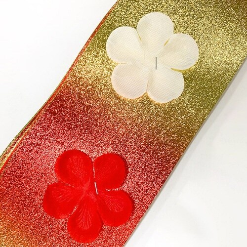 華やか迎春プリーツ2連ペナント