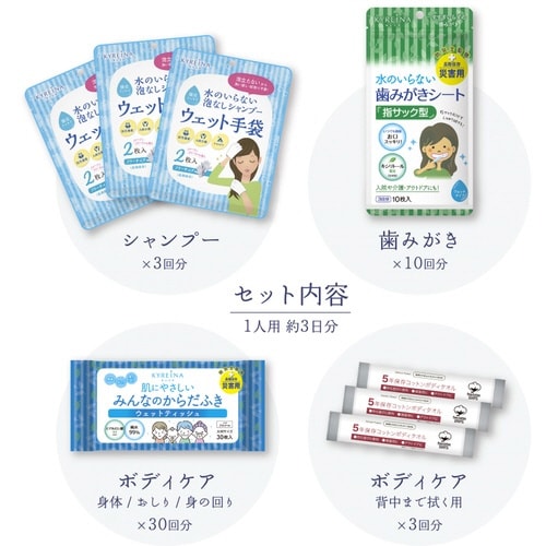 キレイナ 水のいらない全身キレイセット