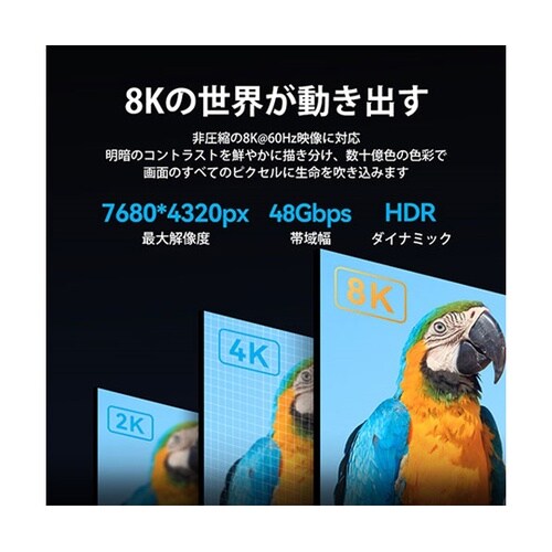 コットン編み超薄型HDMI−DMalet