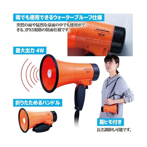 小型でハンドルも折りたたみ可 緊急災害時