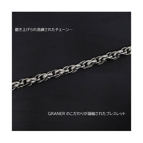 ステンレス ダブルスクリューブレスレット