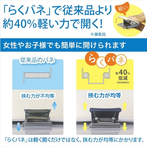 ハイブリッドマグネットクリップL青