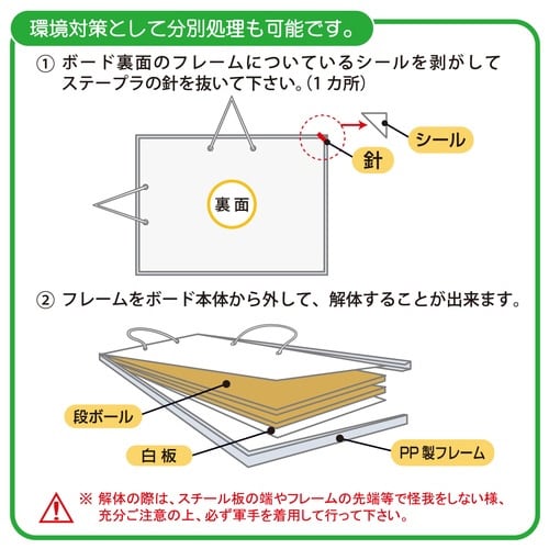 ホワイトボード 月予定 A2サイズ