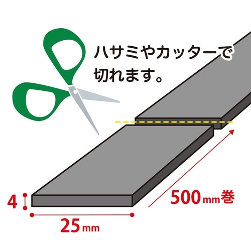 マグネットパワーベルト 25mm×50cm×10