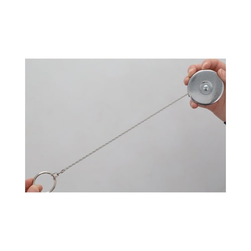 キーリール チェーン 60cm ベルト クローム