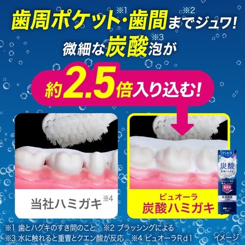 ピュオーラ炭酸ハミガキ 95g