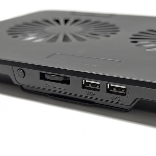 ノートPCクーラー 大型ファン2基搭載