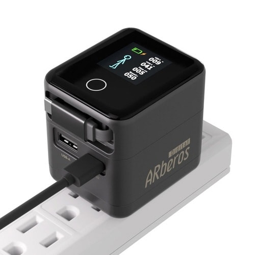 ディスプレイ搭載 70W充電器 ブラック