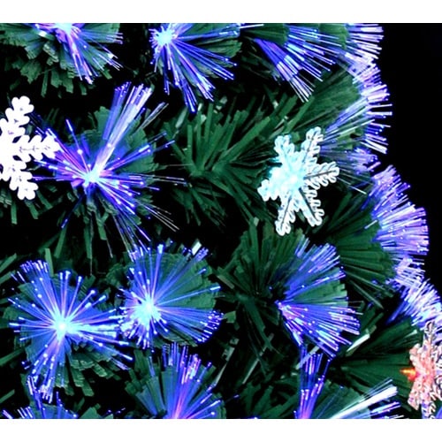 LEDスノーフレークファイバーツリー150cm2個