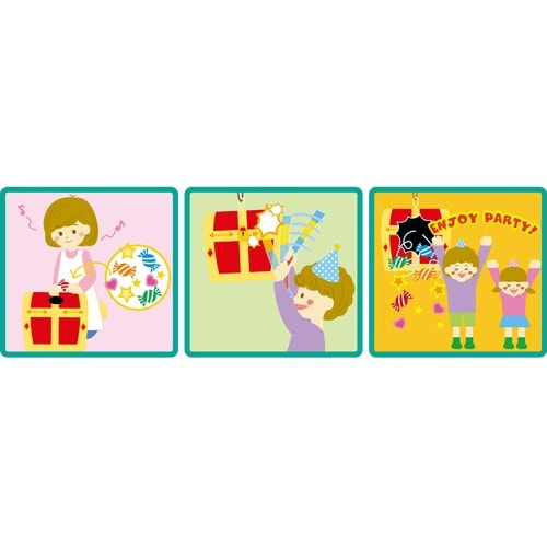 ピニャータ(Congratulations)4個入