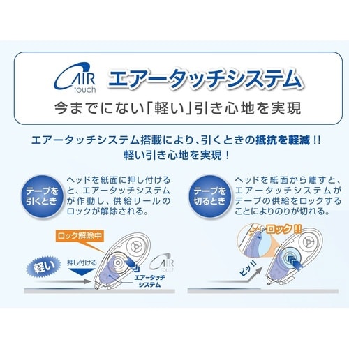 テープのり ピットエアー詰替カートリッジ3個パック