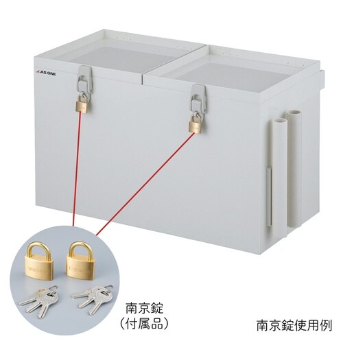 塩ビ製一斗缶保管庫 PVC 728×34