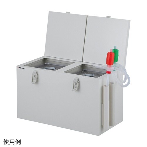 塩ビ製一斗缶保管庫 PVC 728×34