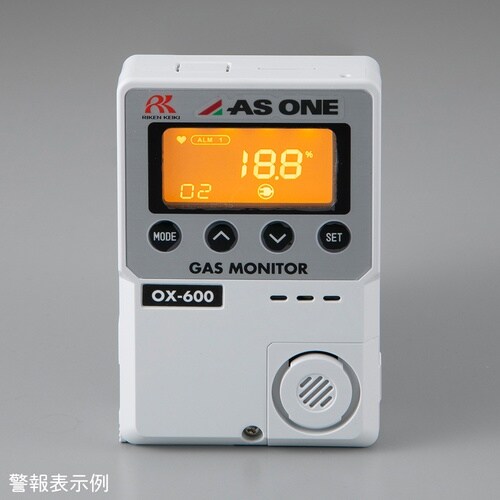 小型酸素モニター 補助電源付き OX−6