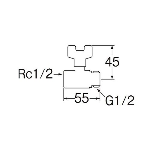 ストレトボールバルブ JV64−13