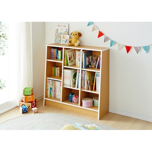 1センチピッチ書棚89 ナチュラル TK