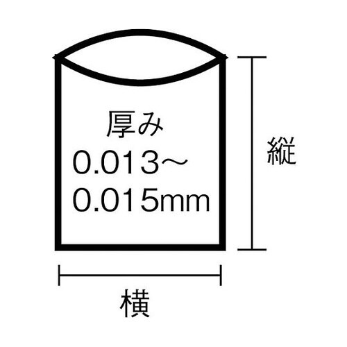 UH54 強化ポリ袋 45L 半透明 5