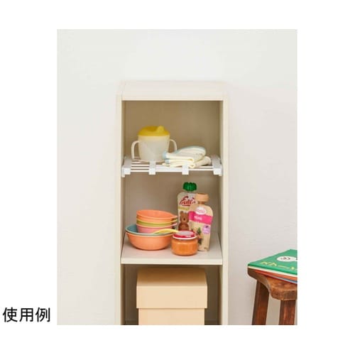 つっぱり棚 突ぱりすき間棚 ワイド 取付
