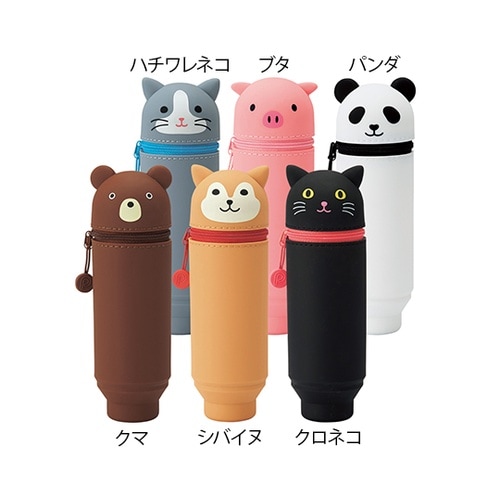A7712−3 スタンドペンケース 黒猫