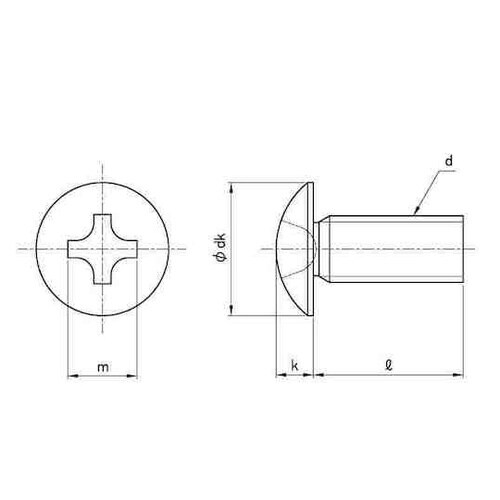 ステン(+)トラス小ネジ細目P=1.25