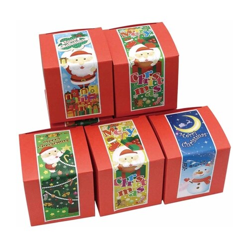 クリスマスキュービック お菓子ボックス