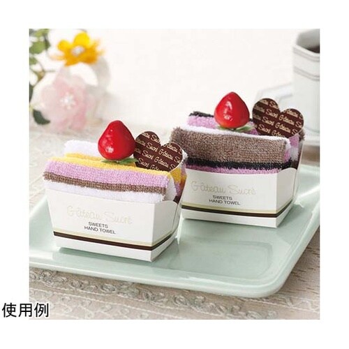 ショートケーキタオルハンカチ 80個 3
