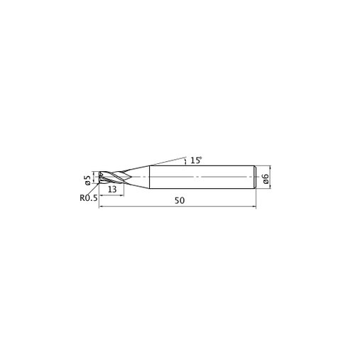 エムスターエンドミル MS4MRB D0
