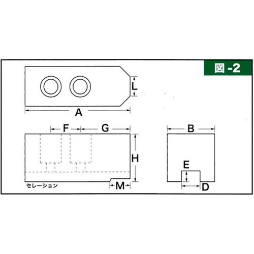 兼用高爪 1.5×96mm 1セット(3