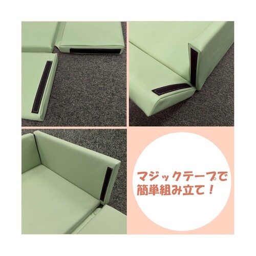 折りたたみ式おむつ交換マット 抗菌レザー