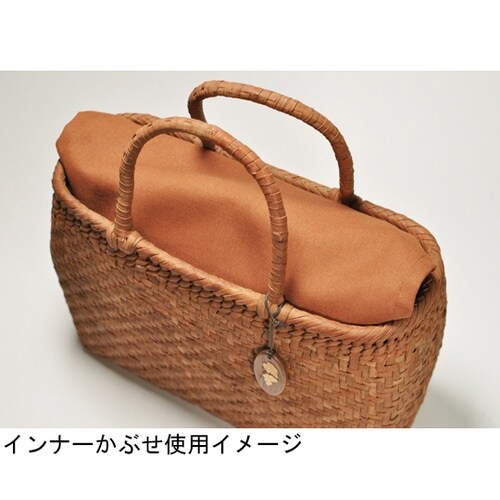山葡萄バッグ ござ目コサージュ 春 78
