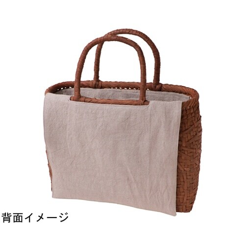 山葡萄バッグ ござ目コサージュ 春 78