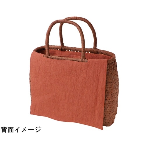 山葡萄バッグ 鉄線編み 8mm 秋 78