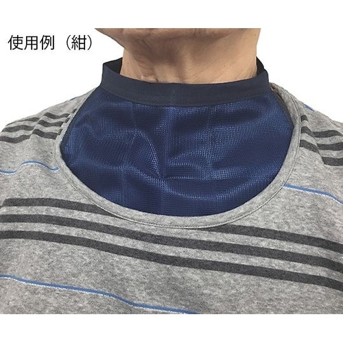 メッシュエプロン(気切部用) 紺 100