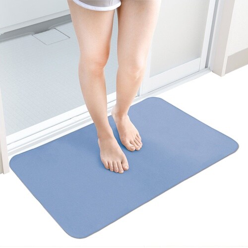 バスマット 50×80cm Lサイズ ブルー