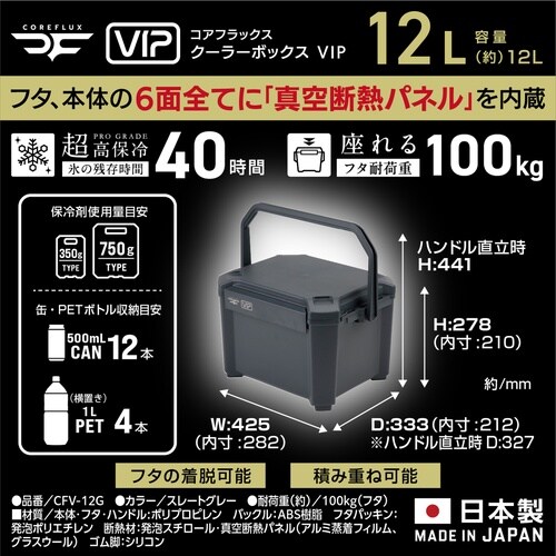 クーラーボックス 12L COREFLUX VIP