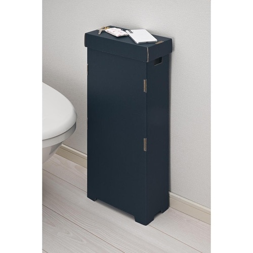 物が置けるトイレットロール箱 クロネコ