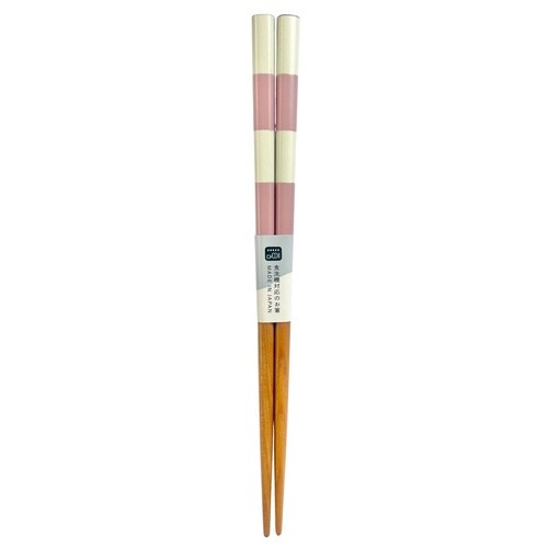 食洗箸 パステルボーダー 子供箸 ピンク