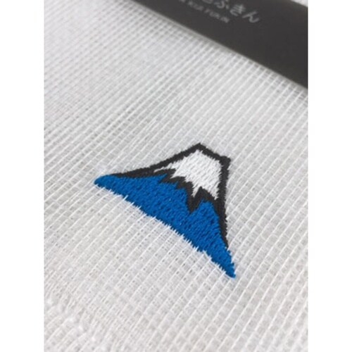 かや生地ふきん 刺繍 富士山