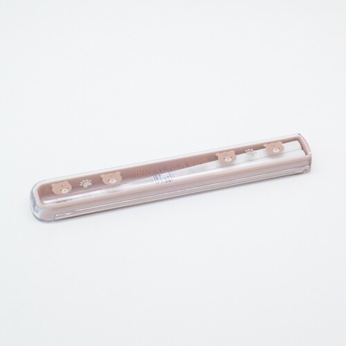 くま 引フタ箸箱セット(16.5cm)