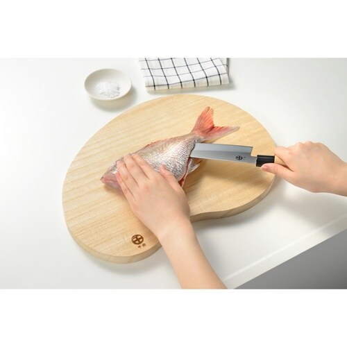まな板 40×29cm そら豆型 桐製 千歳